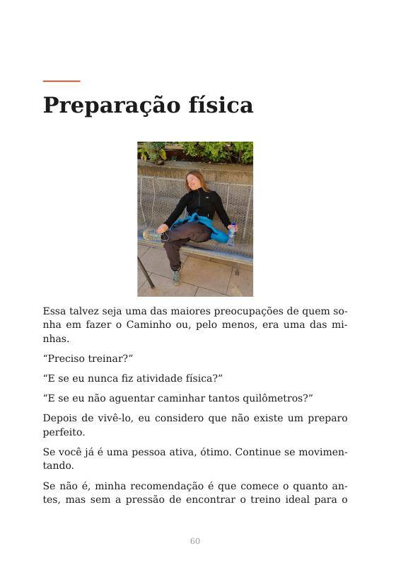 Página do livro: Preparação física