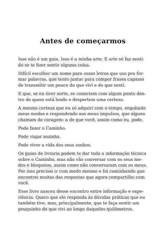 Página do livro: Antes de começarmos
