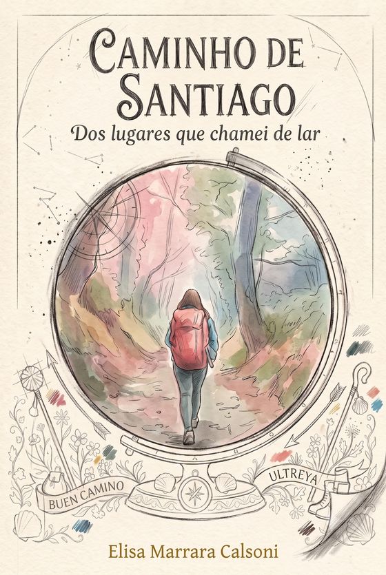 Capa do livro Caminho de Santiago: Dos lugares que chamei de lar